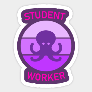 Student Worker Sticker